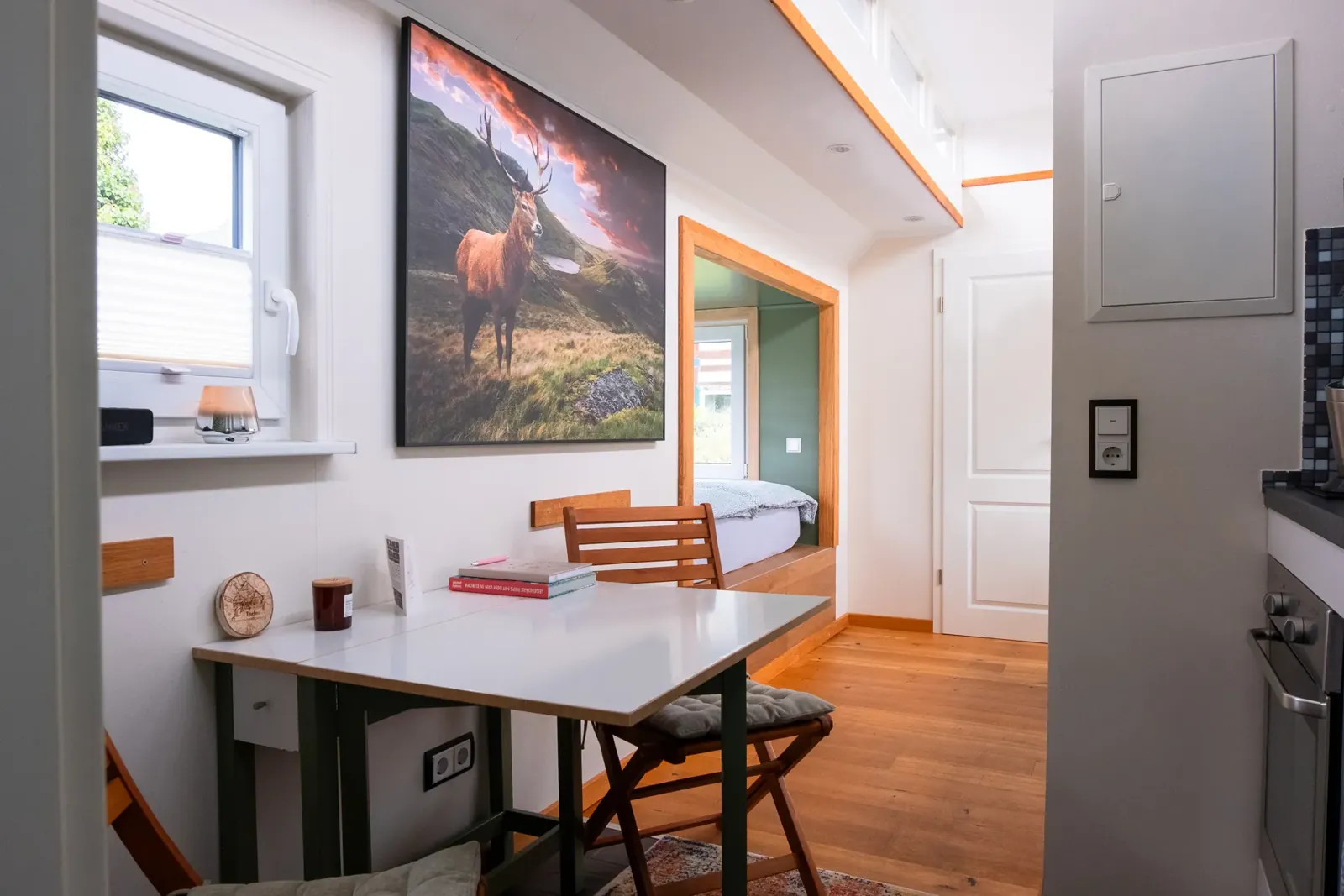 Tiny House: gemütliche Essecke